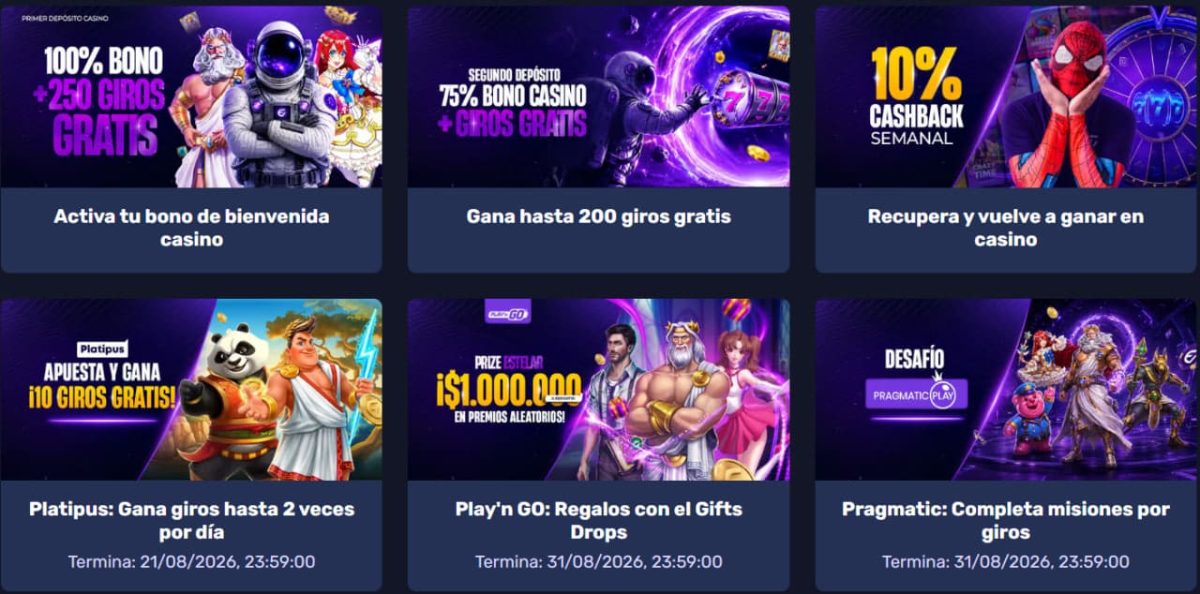 Bonos Estelarbet Chile: Bienvenida, Cashback y VIP image 1